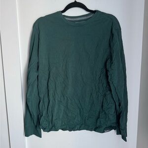 Eddie Bauer Green Long Sleeve Shirt